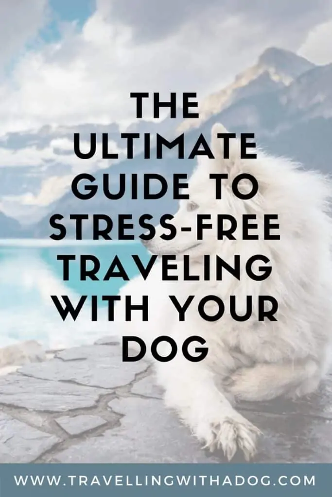 image with text overlay: the ultimate guide to stress-free travelling with your dog