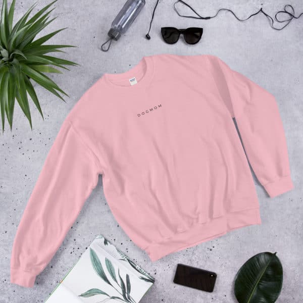 pink dog mom sweater